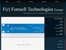 Tablet Screenshot of forsselltech.eu
